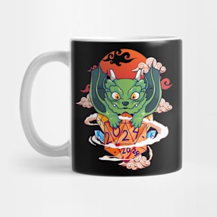 Chinese New Year 2024 Year of The Dragon Dice Mug